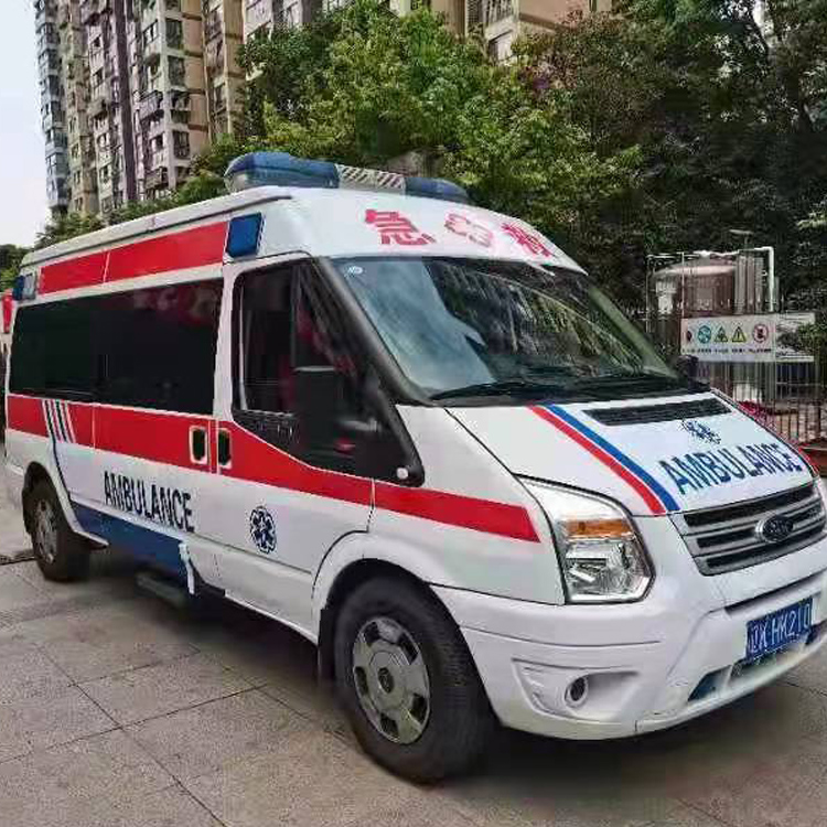 博山长途救护车护送病人返乡